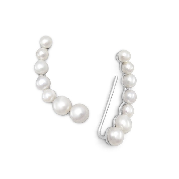 Freshwater Pearl Ear Climbers - Picture 2 of 2